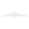 Ekena Millwork Kennewick Architectural Grade PVC Gable Bracket, 96"W x 16"H x 4"D x 6"F, 4/12 Pitch GBP096X16X0406KEN00 - alternate 5